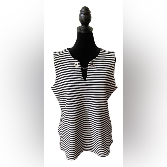 Calvin Klein Tops - Calvin Klein: Black & White Career Style Blouse